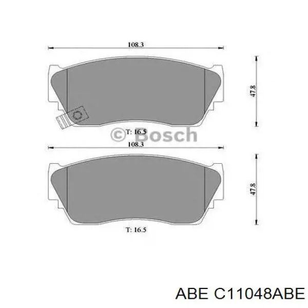 Купить C11048ABE ABE Колодки тормозные