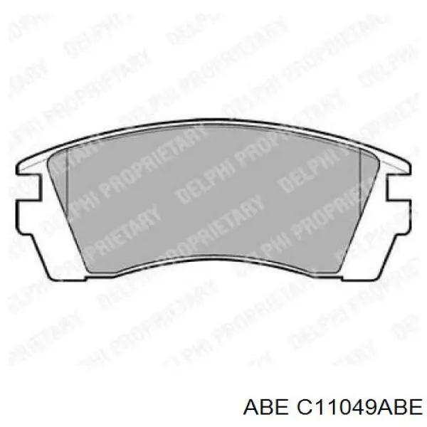 Купить C11049ABE ABE Колодки тормозные