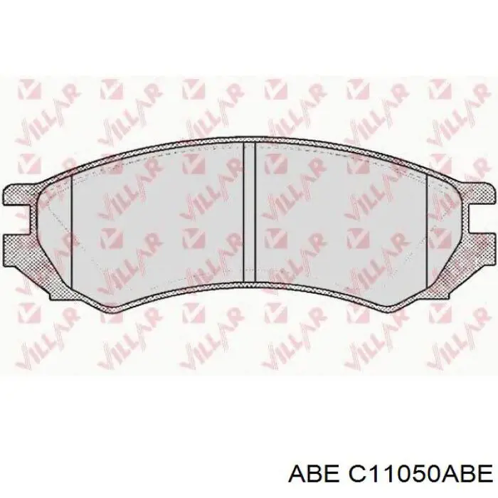 Колодки ABE C11050ABE цена, от 17.13 USD