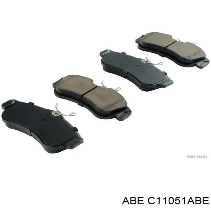 Compre C11051ABE ABE Sapatas do freio dianteiras de disco