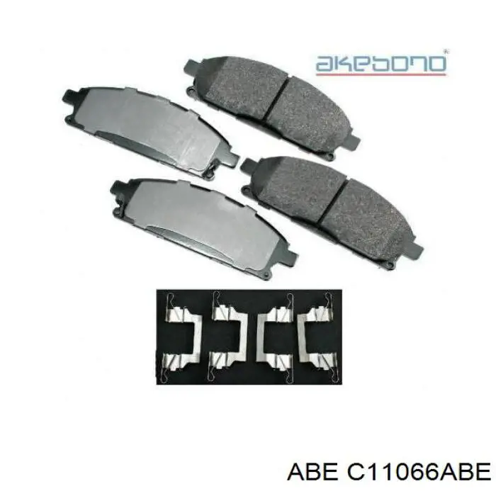 Колодки гальмівні передні, дискові C11066ABE ABE