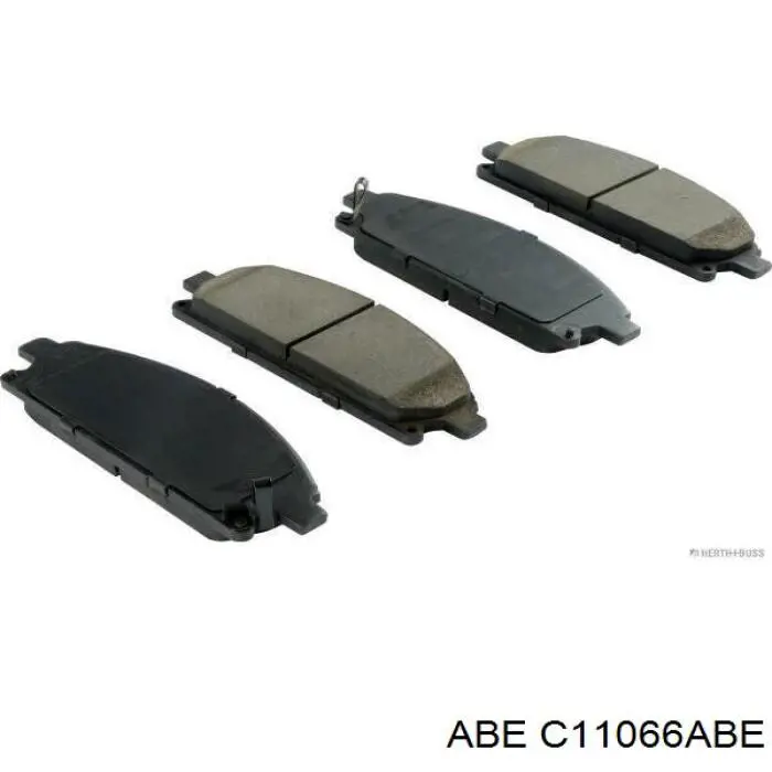 Колодки гальмівні передні, дискові C11066ABE ABE