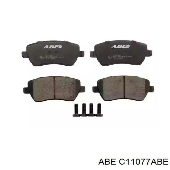 Колодки тормозные передние дисковые ABE C11077ABE