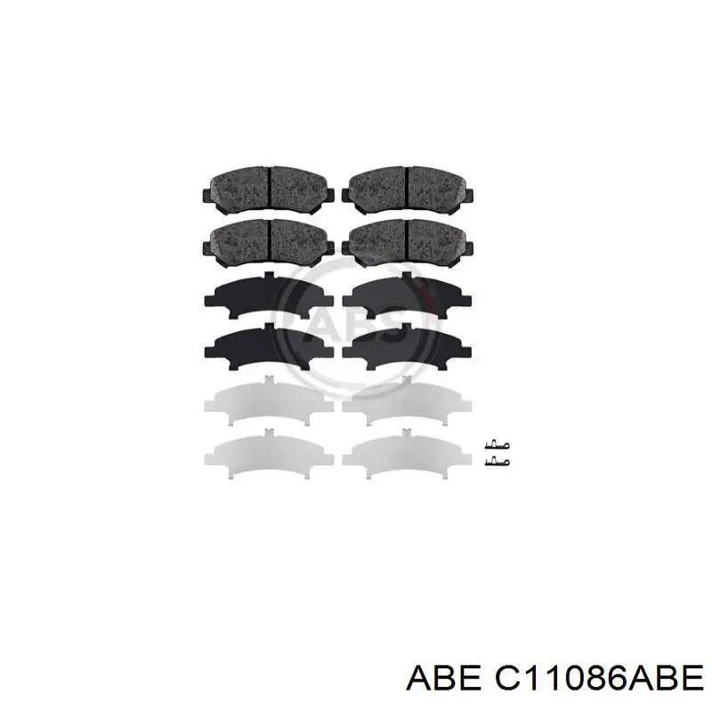 C11086ABE ABE Колодки передние