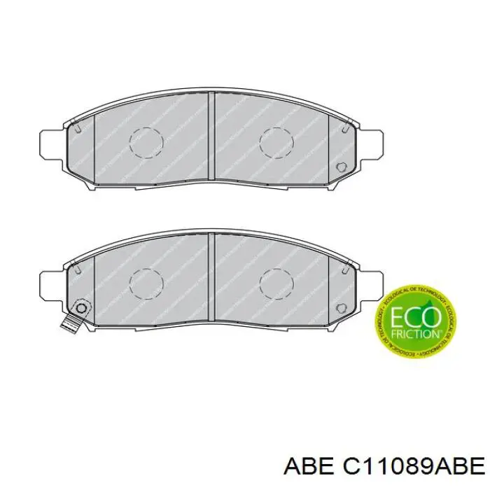 Купить C11089ABE ABE Колодки тормозные