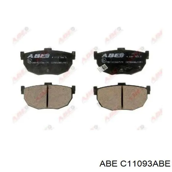 Купить C11093ABE ABE Колодки тормозные