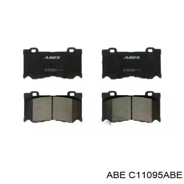 C11095ABE ABE колодки тормозные передние дисковые