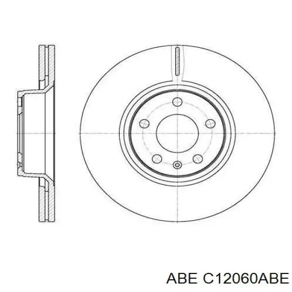 Передние тормозные колодки C12060ABE ABE