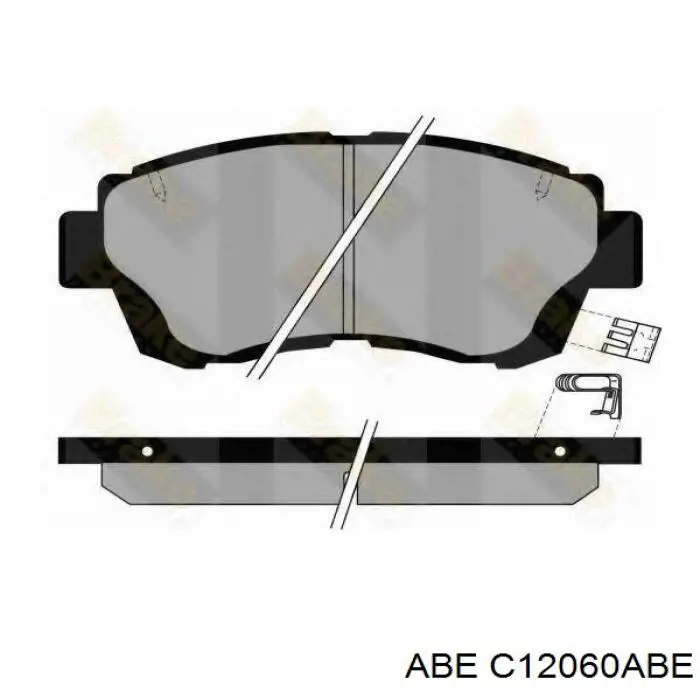Тормозные колодки ABE C12060ABE
