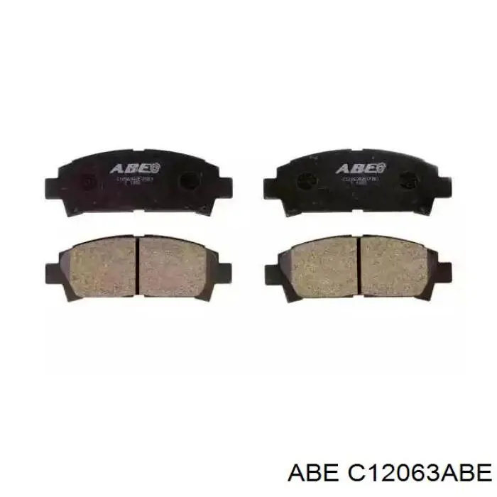 C12063ABE ABE передние тормозные колодки
