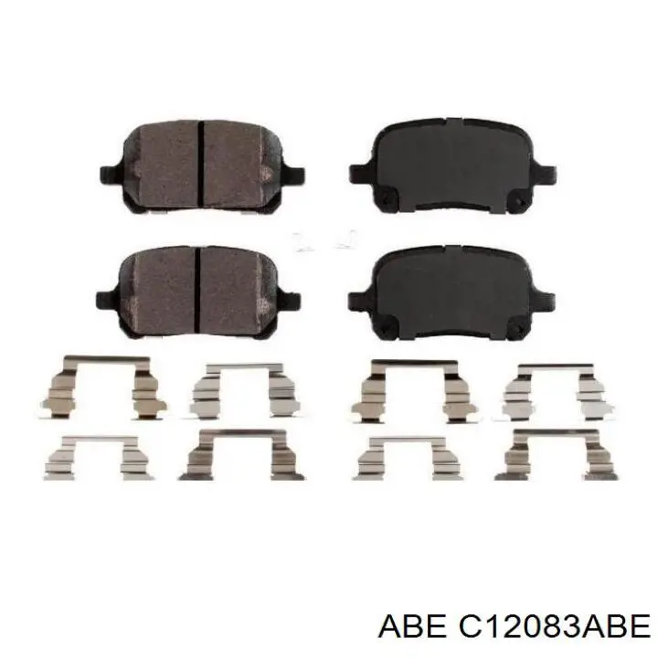 Передние тормозные колодки C12083ABE ABE