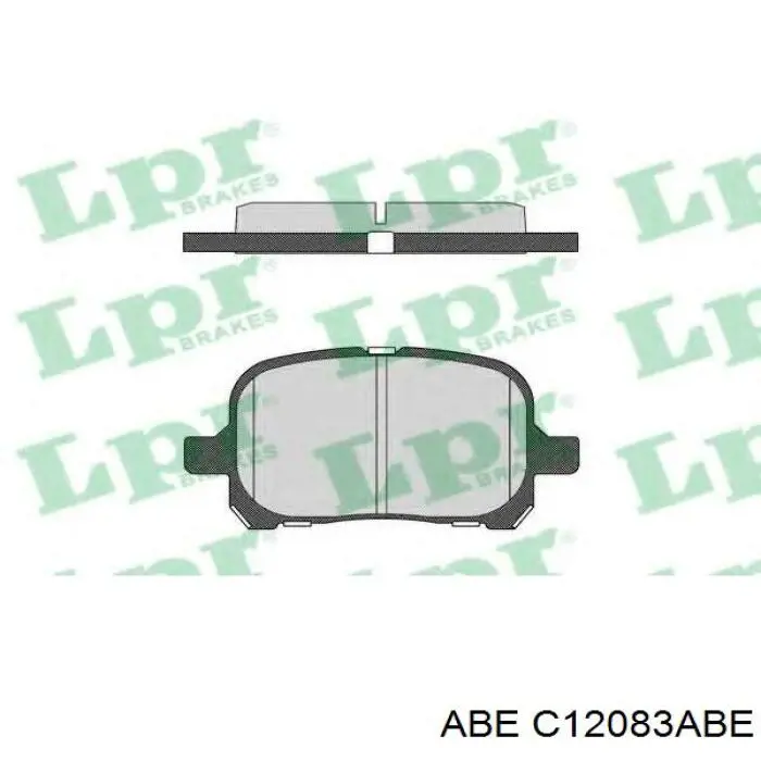 Тормозные колодки ABE C12083ABE