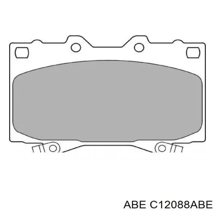 Колодки ABE C12088ABE цена, от 19.48 USD
