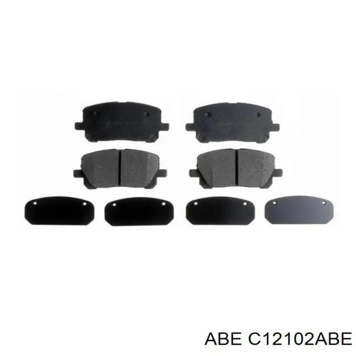 Купить C12102ABE ABE Колодки тормозные