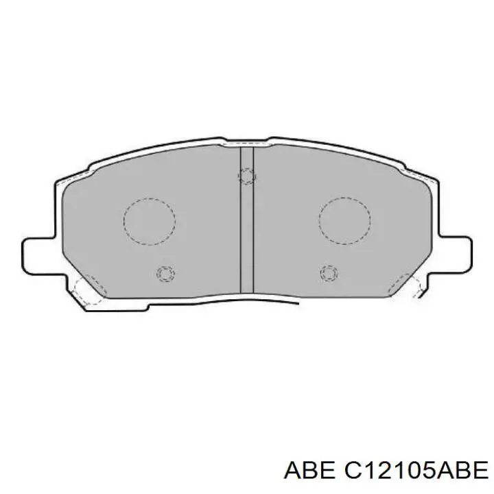 Купить C12105ABE ABE Колодки тормозные