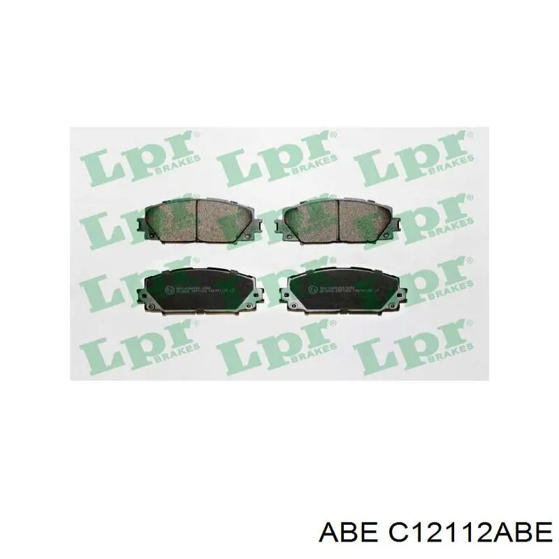 Передние тормозные колодки C12112ABE ABE