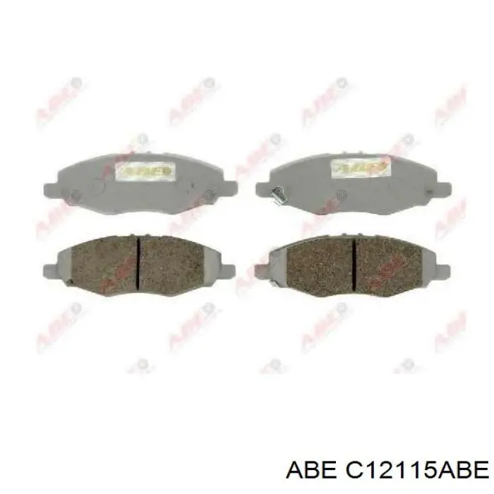 C12115ABE ABE колодки тормозные передние дисковые