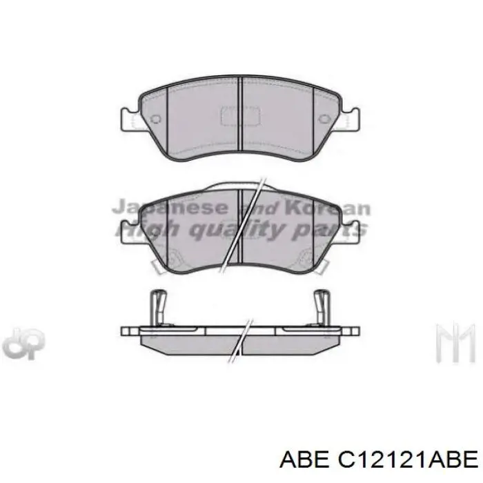 Передние тормозные колодки C12121ABE ABE