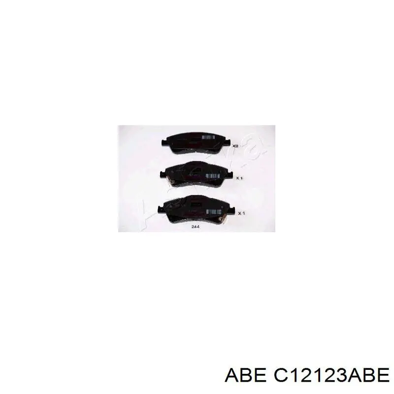 Передние тормозные колодки C12123ABE ABE