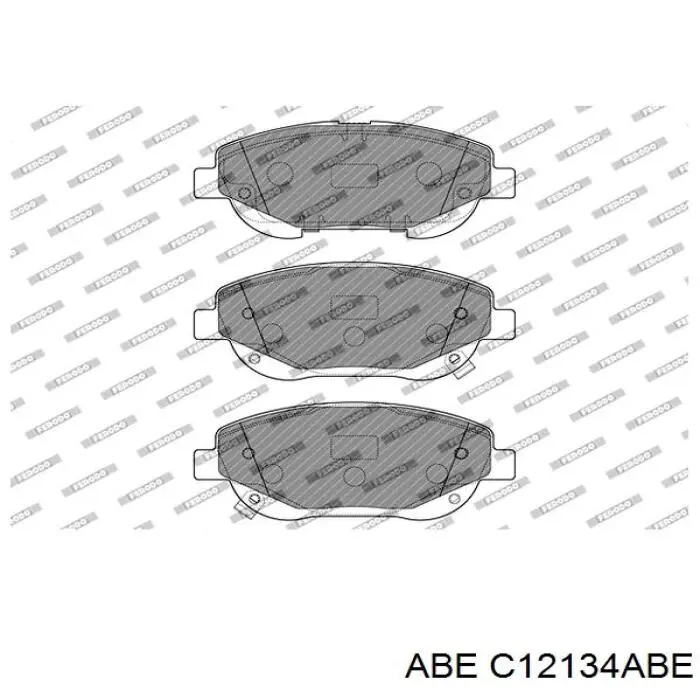 C12134ABE ABE Колодки передние