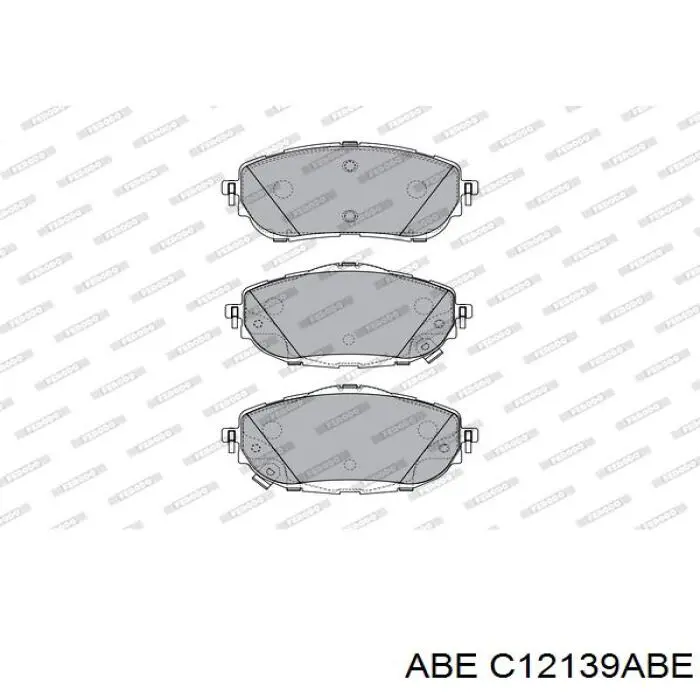 Колодки ABE C12139ABE цена, от 28.36 USD