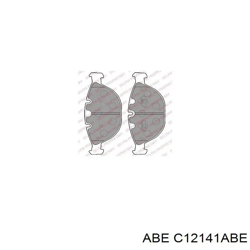 Передние тормозные колодки B111458 Denckermann