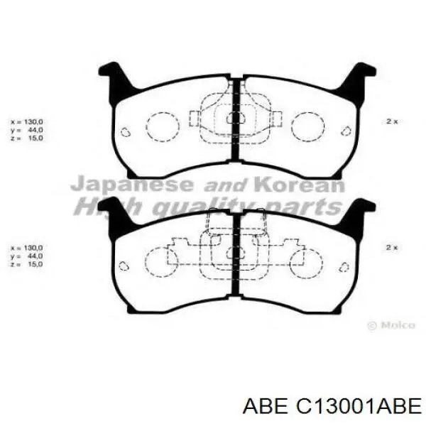 Тормозные колодки ABE C13001ABE