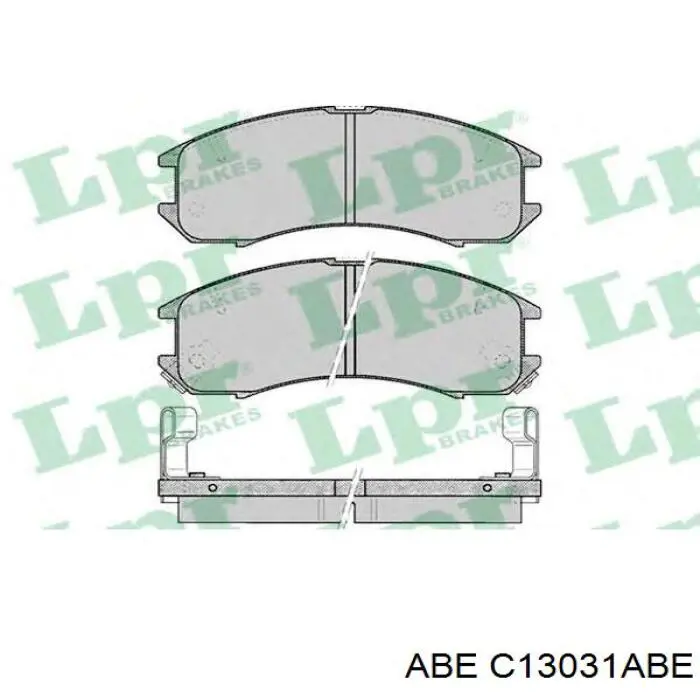Купить C13031ABE ABE Колодки тормозные