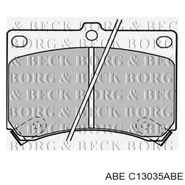 Купить C13035ABE ABE Колодки тормозные