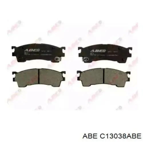 Передние тормозные колодки C13038ABE ABE