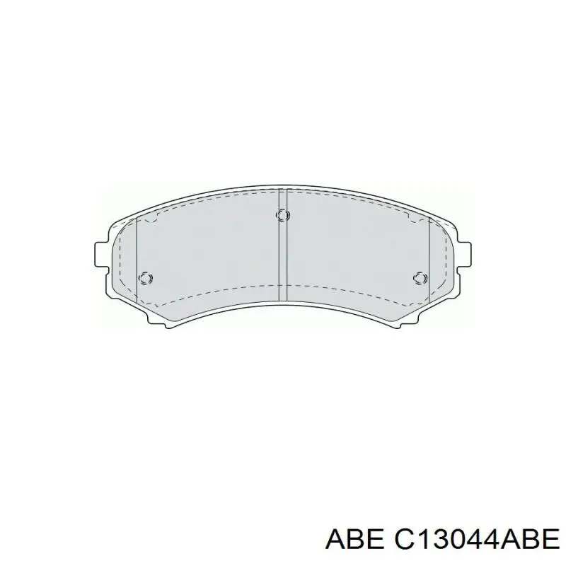 C13044ABE ABE Колодки передние