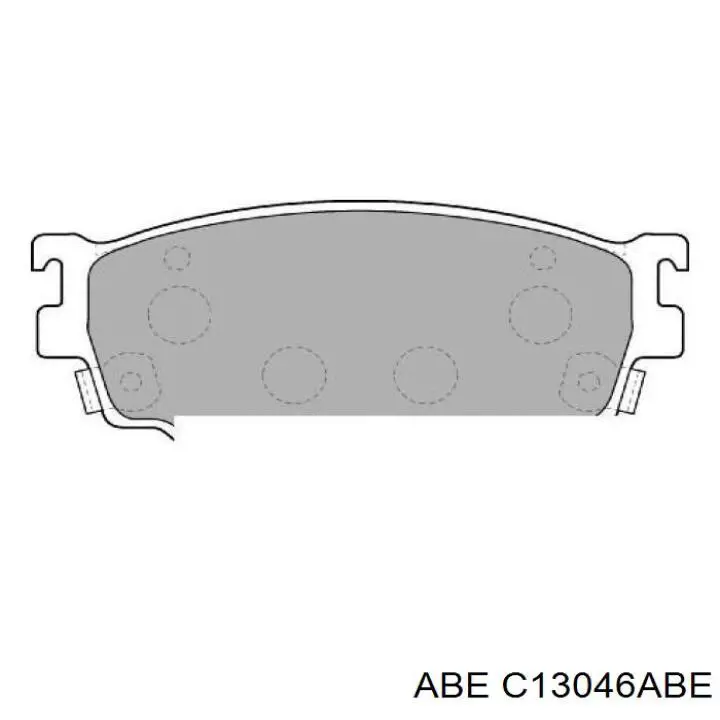 Тормозные колодки ABE C13046ABE