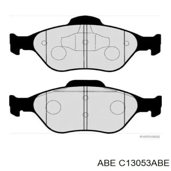 Тормозные колодки ABE C13053ABE