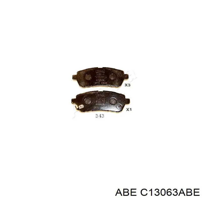 C13063ABE ABE Колодки передние