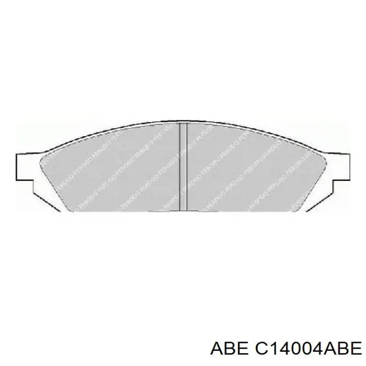 Купить C14004ABE ABE Колодки тормозные