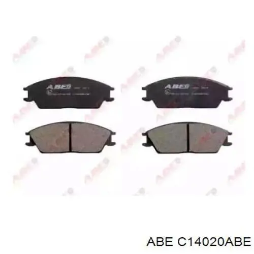 Передние тормозные колодки C14020ABE ABE