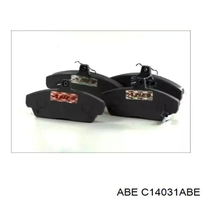 C14031ABE ABE колодки тормозные передние дисковые