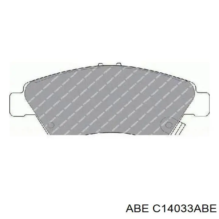 Передние тормозные колодки C14033ABE ABE