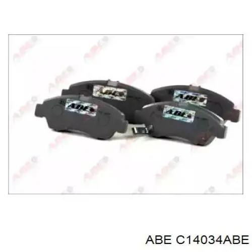 Передние тормозные колодки C14034ABE ABE