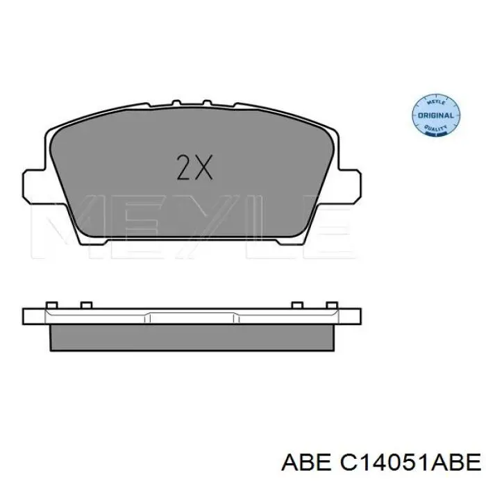 Купить C14051ABE ABE Колодки тормозные