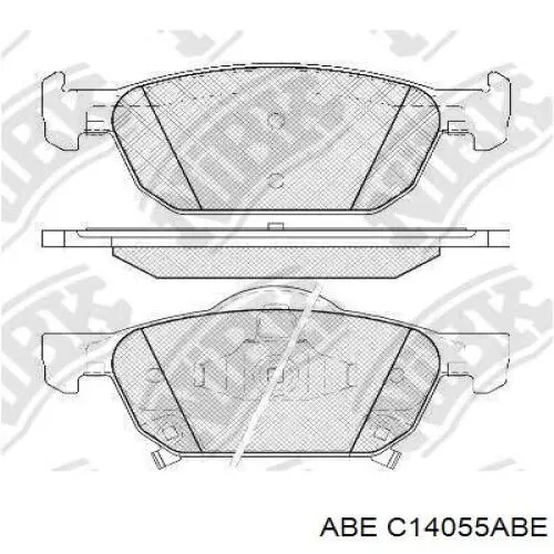Тормозные колодки ABE C14055ABE
