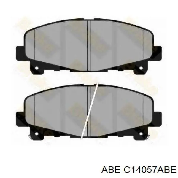 Передние тормозные колодки C14057ABE ABE