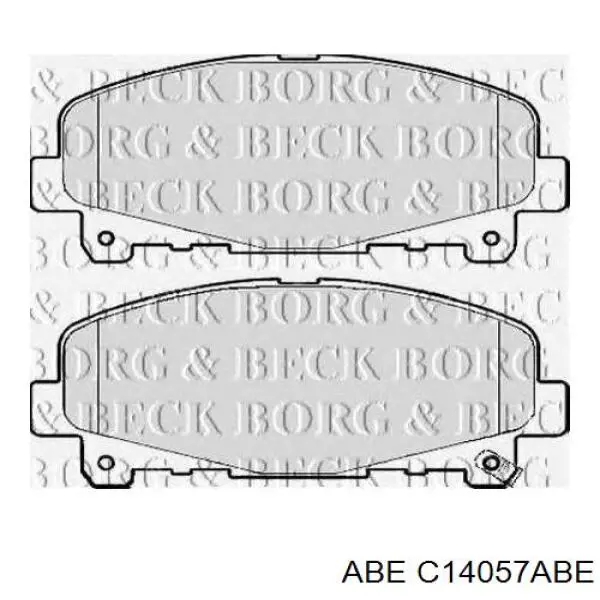 Тормозные колодки ABE C14057ABE