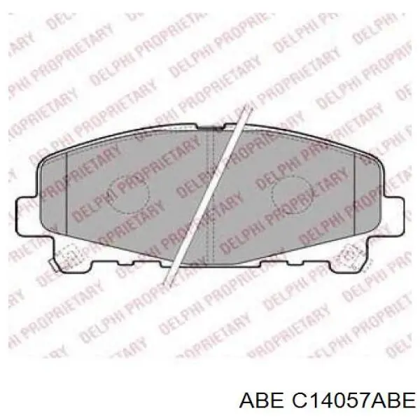 Купить C14057ABE ABE Колодки тормозные