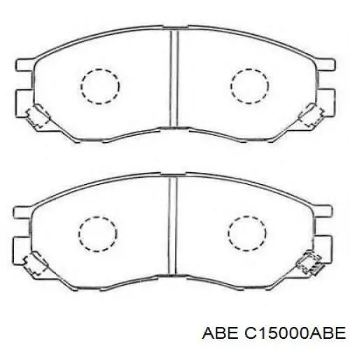 Колодки ABE C15000ABE цена, от 17.05 USD