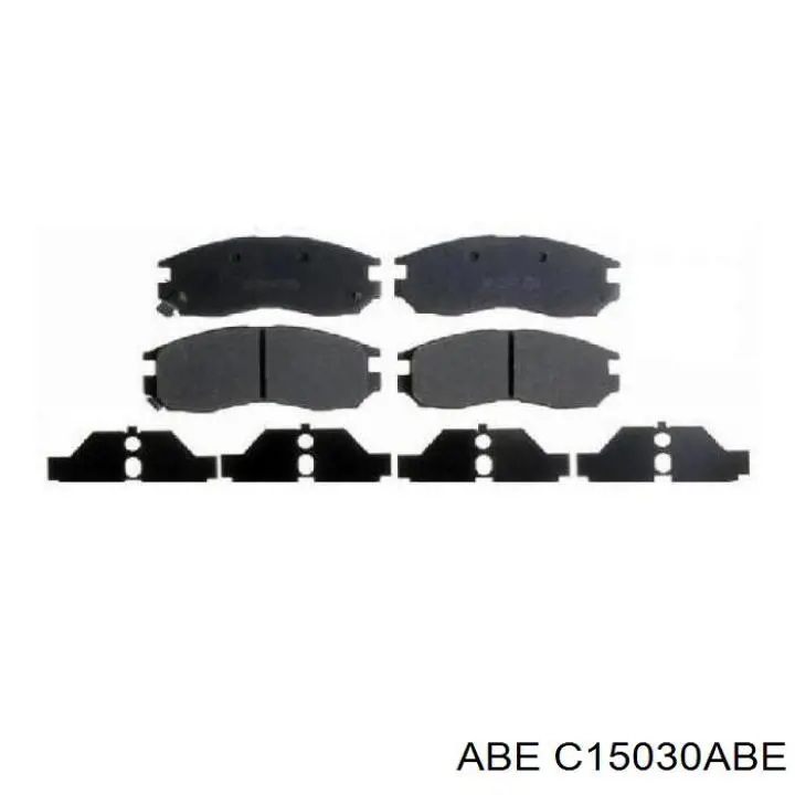 Передние тормозные колодки C15030ABE ABE