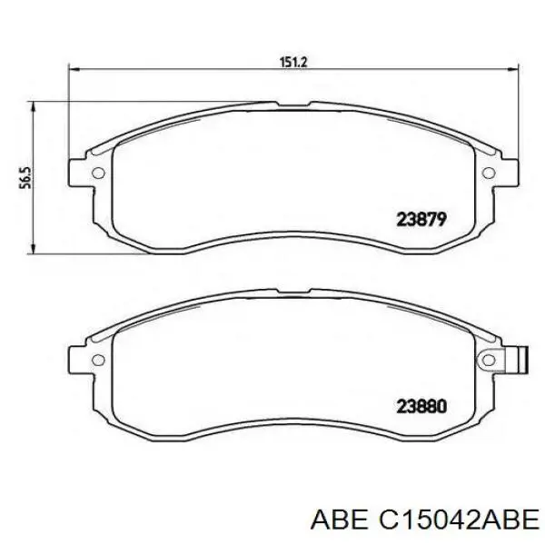 Колодки ABE C15042ABE цена, от 20.09 USD