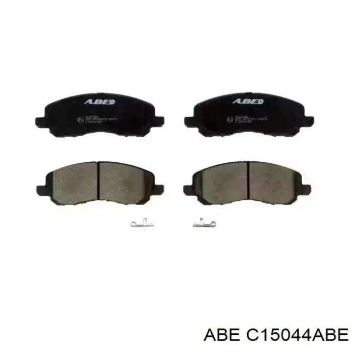 Колодки тормозные передние дисковые ABE C15044ABE