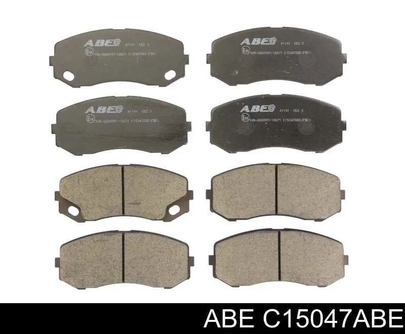 C15047ABE ABE колодки тормозные передние дисковые