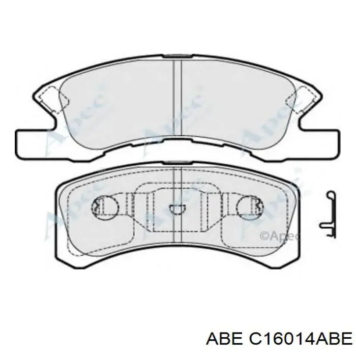 Колодки ABE C16014ABE цена, от 16.35 USD